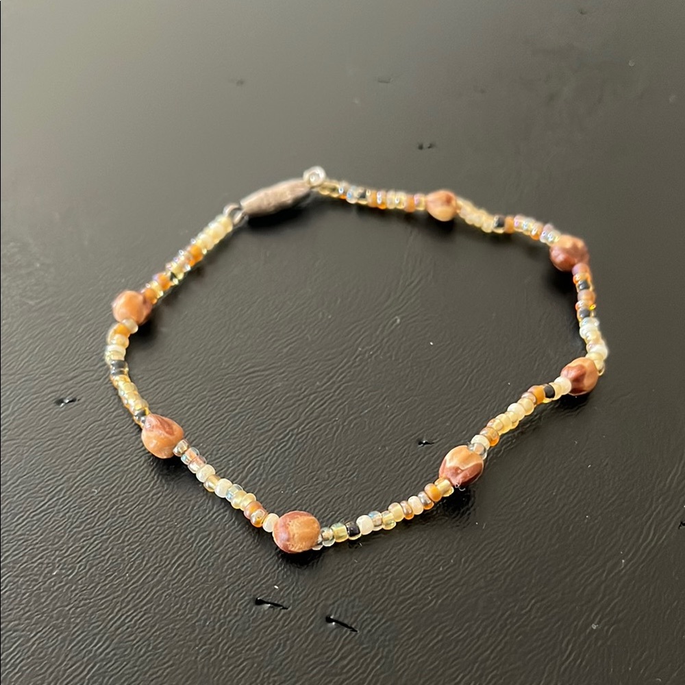 Artisan made beaded bracelet